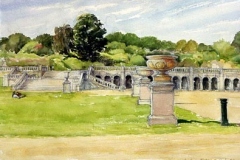 Urns, Steps & Terraces - Crystal Palace Park (watercolour)